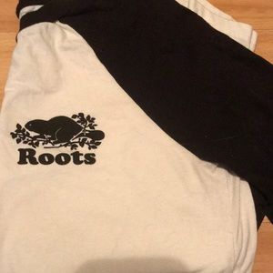 Roots Baseball tee